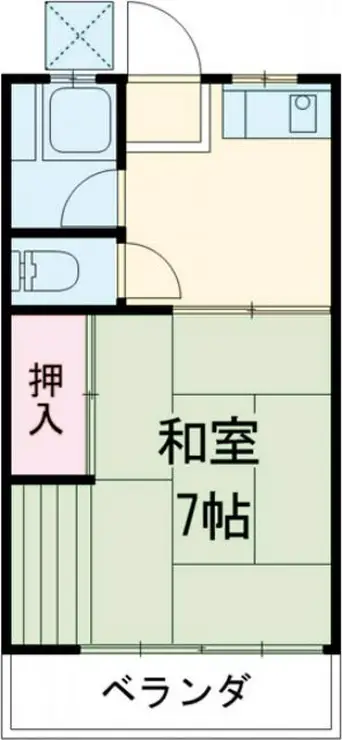 第3すみれ荘 1階階 間取り