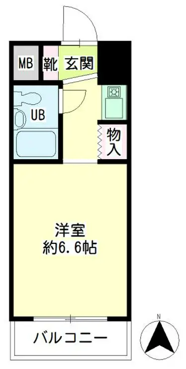 第52新井ビル 4階階 間取り