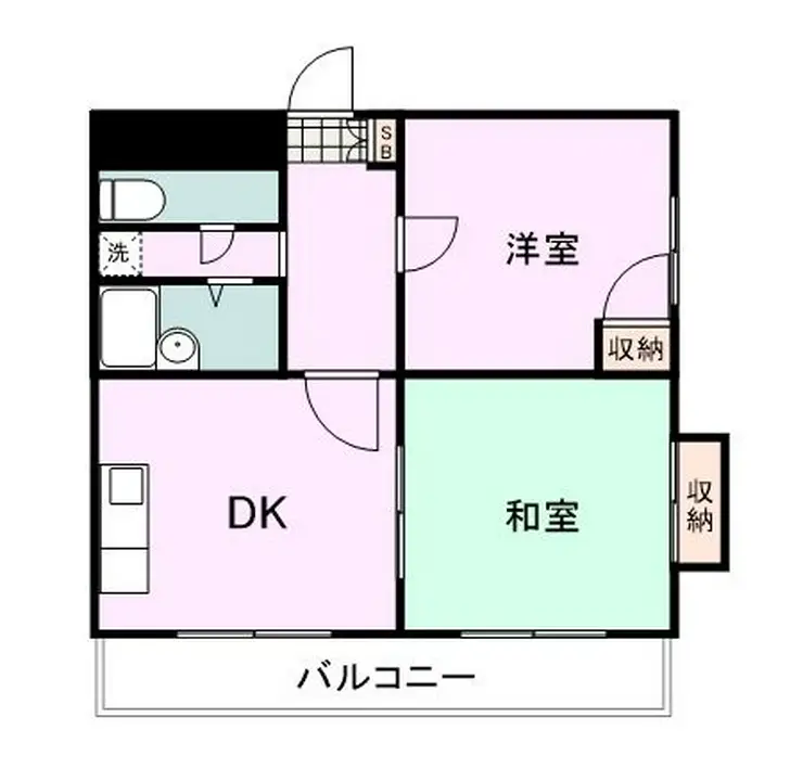 メゾンムサシ 3階階 間取り