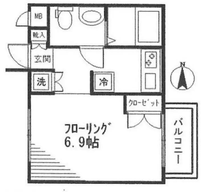 セントパレス池袋 5階階 間取り