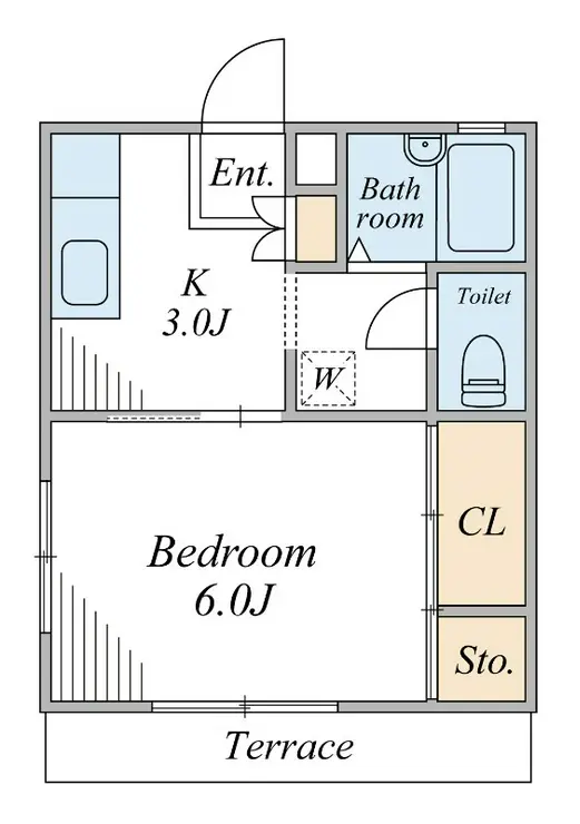 ローズヒル城山 1階階 間取り