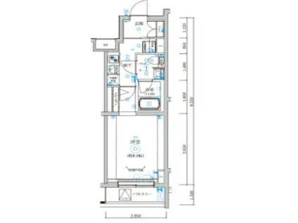 REGOLITH板橋本町(1K/5階)の間取り写真