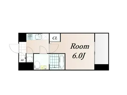 プレサンス新大阪ストリーム(1K/4階)の間取り写真