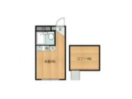 パークプルメリア(1K/1階)の間取り写真