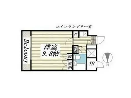 ラ・レジダンス・ド仙台(1K/6階)の間取り写真