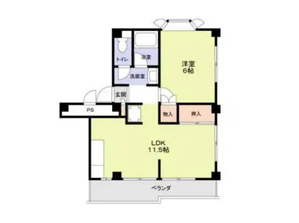 シェモア87(1LDK/3階)の間取り写真