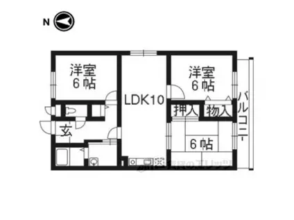 ラ・メゾン・ボヌール(3LDK/3階)の間取り写真