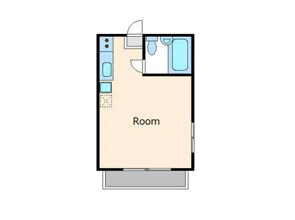 ラ・スティーラ・ヤマモト(ワンルーム/1階)の間取り写真