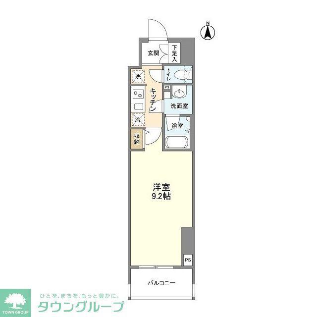 エルスタンザ徳川(1K/12階)の間取り写真