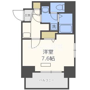 レオンコンフォート本町東(1K/3階)の間取り写真