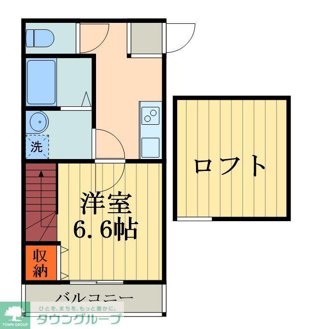 VILLETTA サウス(1K/1階)の間取り写真
