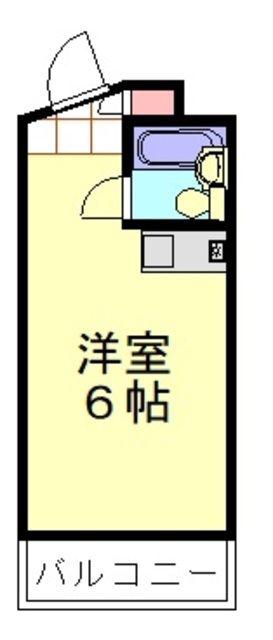 スカイコート中村橋(1K/3階)の間取り写真