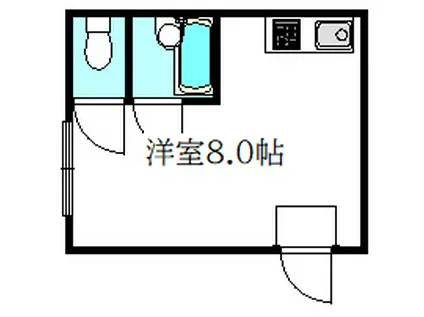 メゾンロータリ-(ワンルーム/5階)の間取り写真