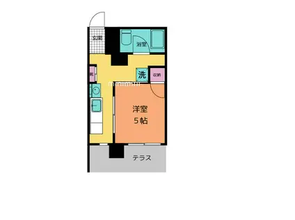 秀山コーポ文京苑(1K/1階)の間取り写真