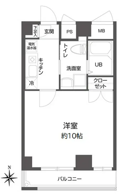 クローバーステイ秋葉原 12階階 間取り