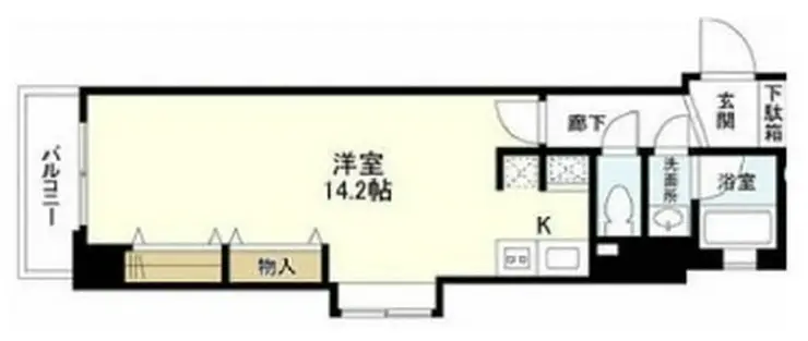クレアール赤坂 4階階 間取り