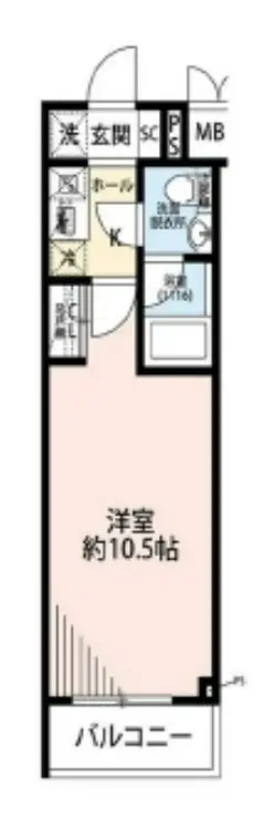 プレール・ドゥーク中板橋II 3階階 間取り