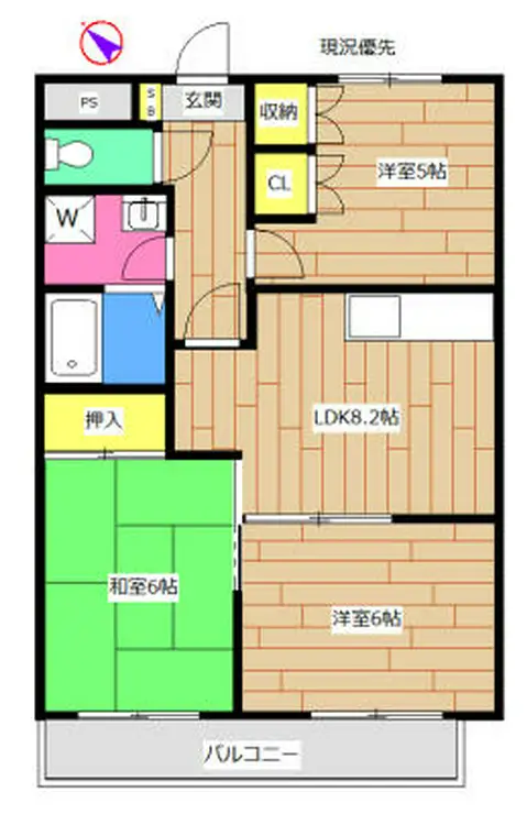 ロアハウス池田 2階階 間取り