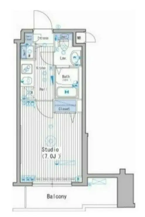 ガーラ・グランディ大森 10階階 間取り