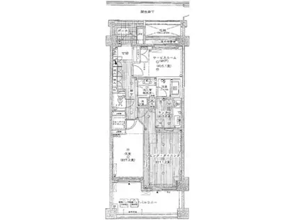 ファミールスクエア中野坂上 1階(1SLDK/1階)の間取り写真