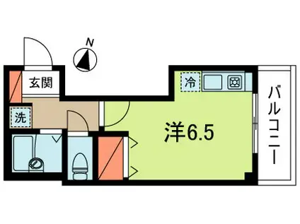 グレース荻窪(ワンルーム/2階)の間取り写真