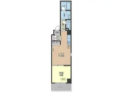 リゾナーレ マルノウチ(1LDK/12階)の間取り写真