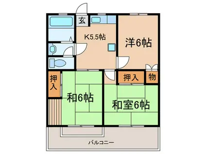 上池田OTホーム(3K/1階)の間取り写真
