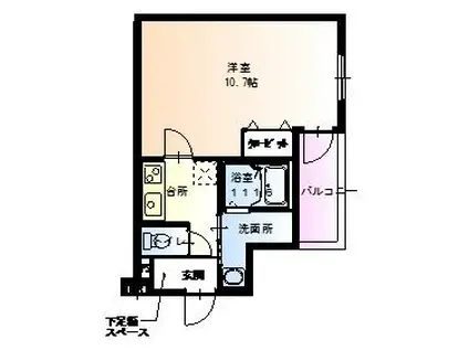 フジパレス瑞光VII番館(1K/3階)の間取り写真