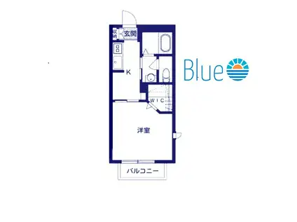 ＪＲ京浜東北線 大船駅 徒歩14分 2階建 築18年(1K/2階)の間取り写真