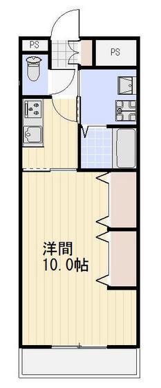 アネシス奥田本町(1K/3階)の間取り写真