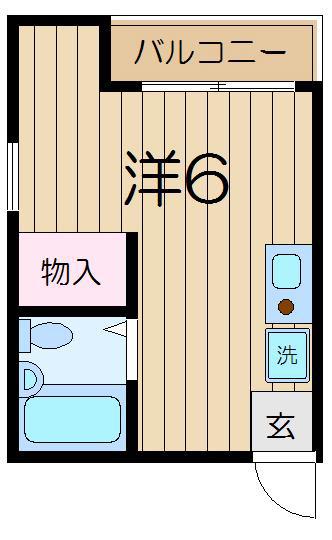 STM横須賀(ワンルーム/5階)の間取り写真