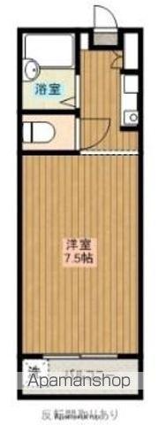 スカイコート宮崎(ワンルーム/1階)の間取り写真