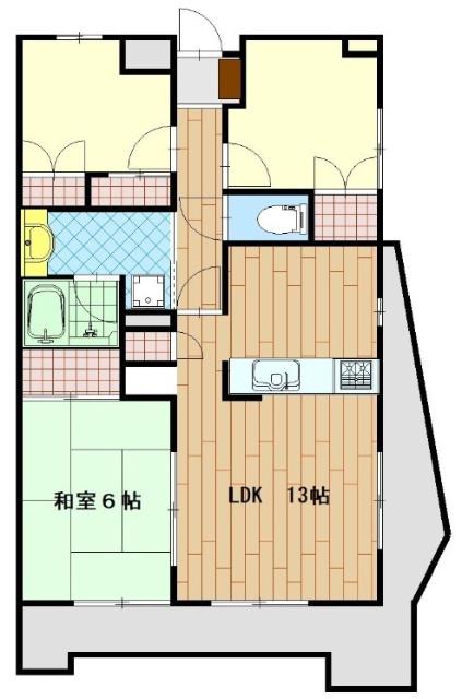 パークビュー緑ヶ丘(3LDK/3階)の間取り写真