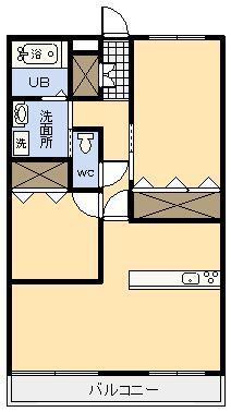 アルテマイスターイオ(2LDK/4階)の間取り写真