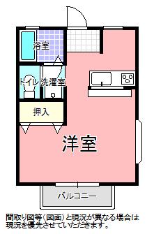 YS CENTURY V(ワンルーム/2階)の間取り写真