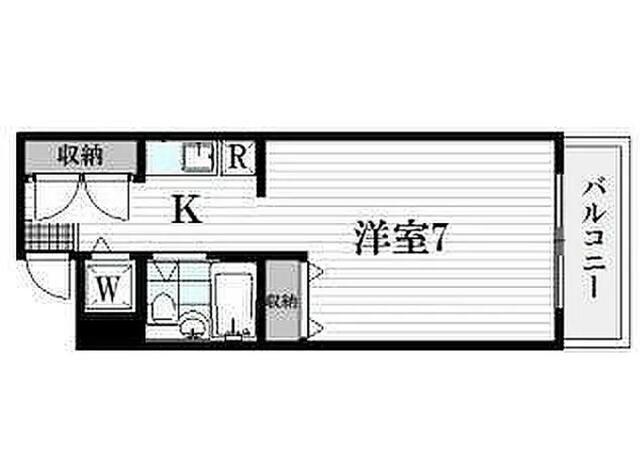 日神デュオステージ笹塚東館(1K/2階)の間取り写真