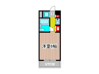 スカイコート西川口第7(ワンルーム/7階)の間取り写真