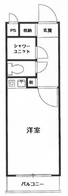 イクス新小岩 1階階 間取り