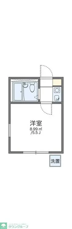 レオパレス北烏山 1階階 間取り