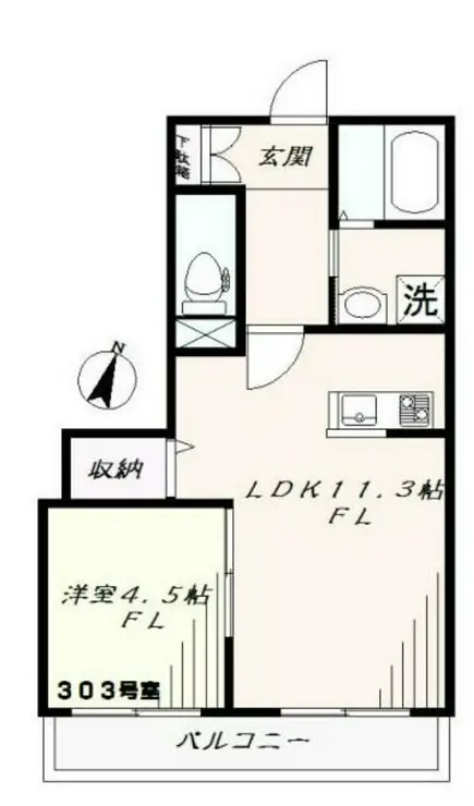 ホワイトスプライト 3階階 間取り
