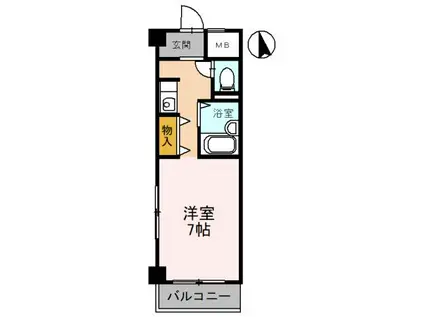 アヴァンセ(1K/3階)の間取り写真