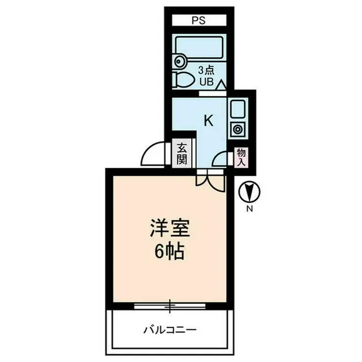 グローイングシティー大和田 2階階 間取り
