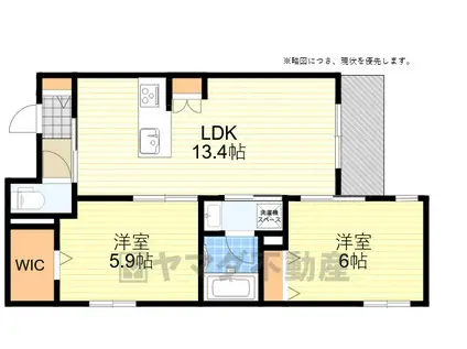 STELLA MAISON UEIKEDA(2LDK/3階)の間取り写真