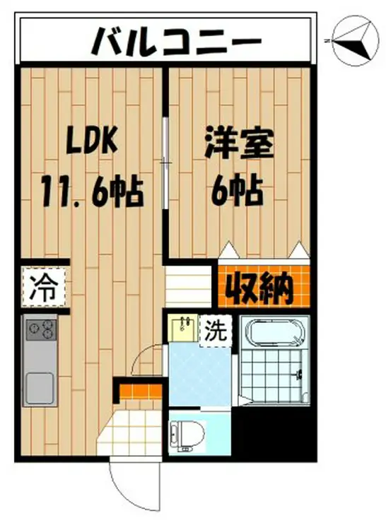 メゾンさつき 3階階 間取り