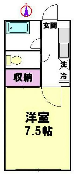 第一コーポ秀美 1階階 間取り
