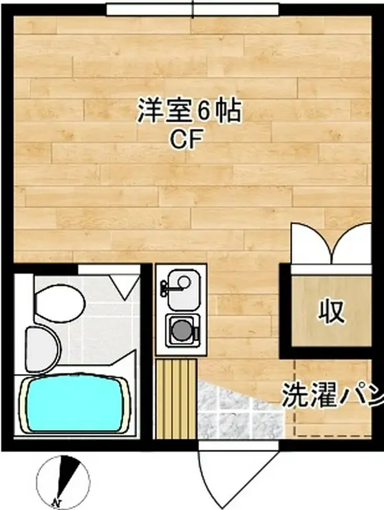 エスハイム 1階階 間取り