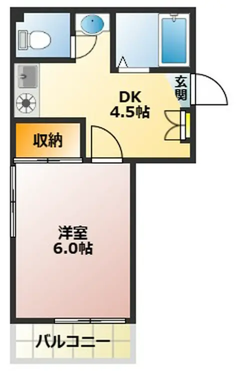 ブリーズ桜台 1階階 間取り