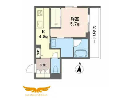 MAISON DE ASHLEY(1K/3階)の間取り写真