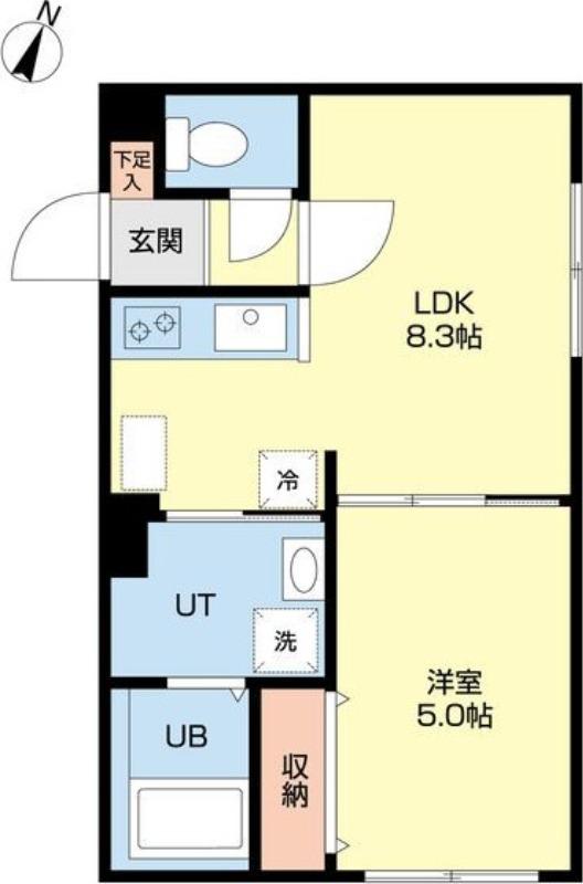 シェラトン札幌菊水(1LDK/2階)の間取り写真