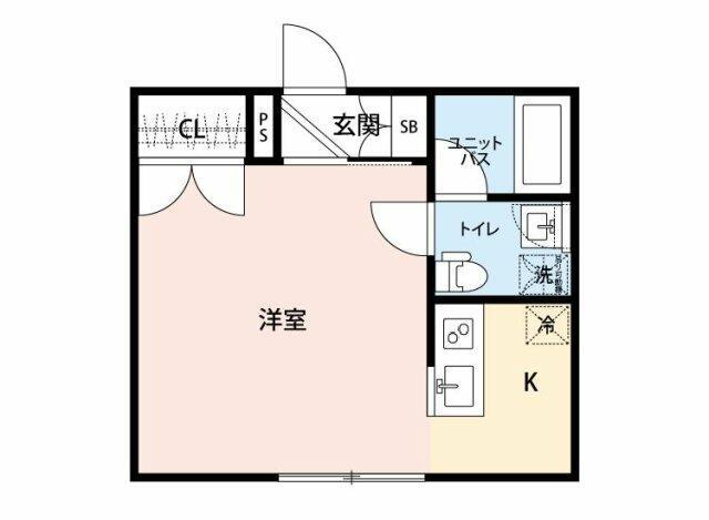 マイナビSTAY立会川(ワンルーム/1階)の間取り写真